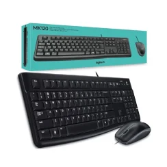 Logitech MK120 USB Wired Keyboard and Mouse Combo