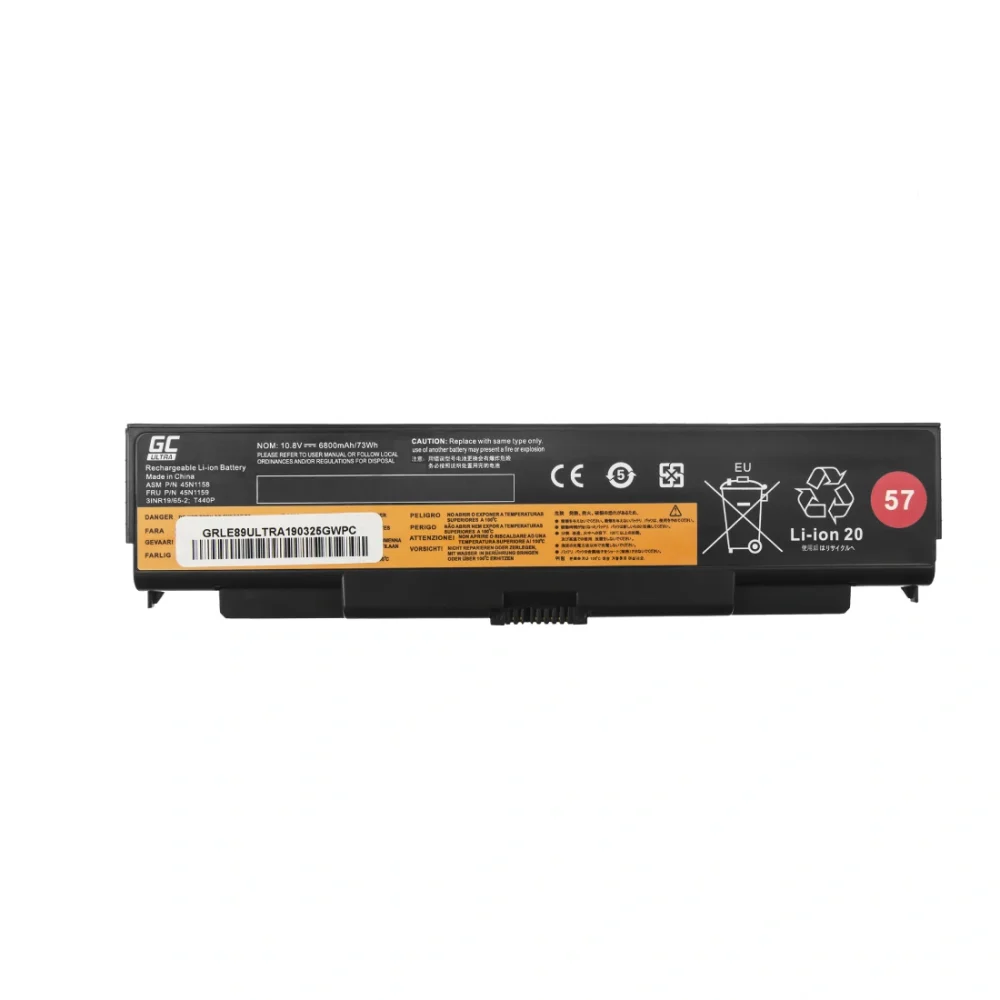 Bateri Laptopi E Re Green Cell Per Lenovo Thinkpad T440p T540p W540 W541 L440 Le89 - Image 2
