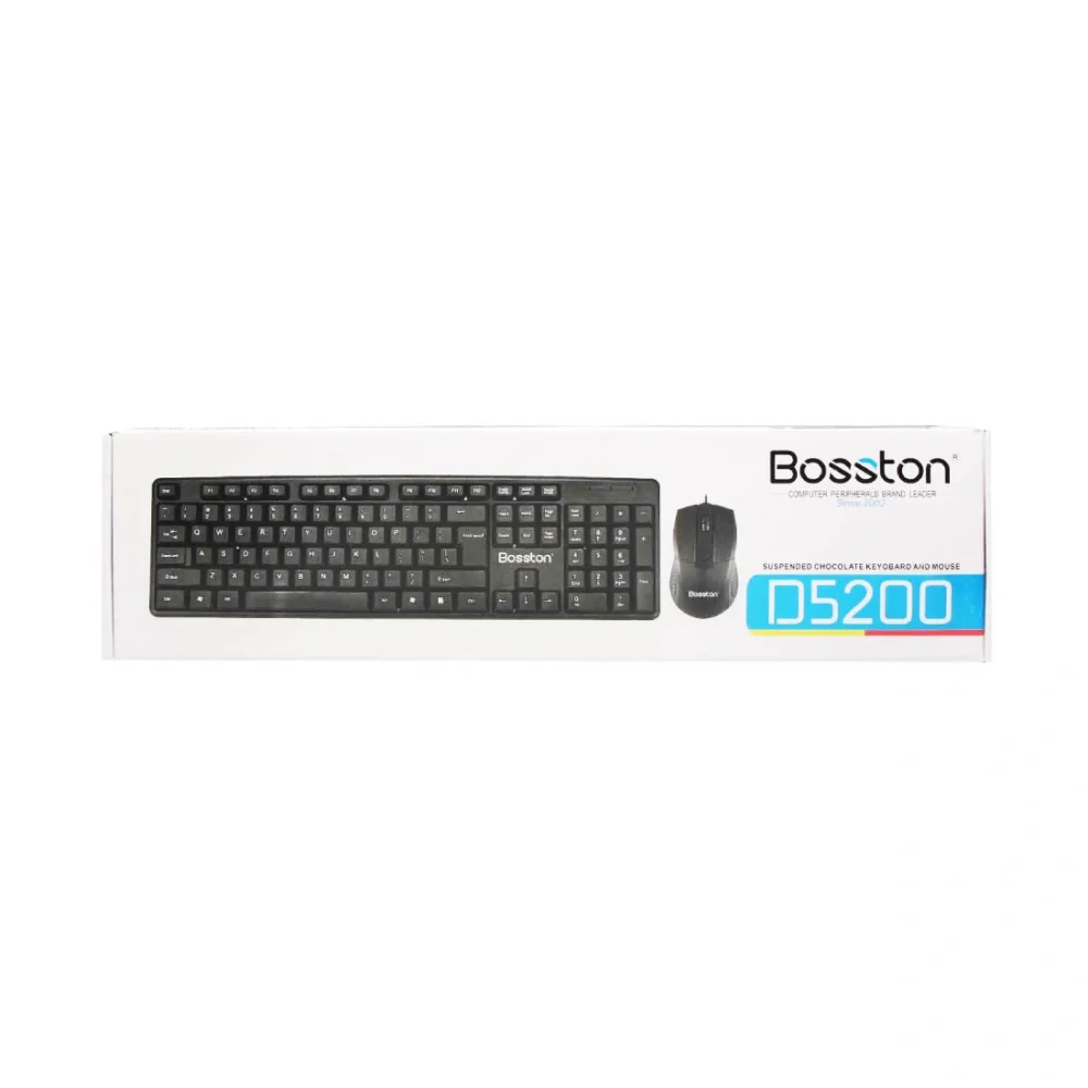 Set Tastier & Mouse Bosston D5200 USB Wired