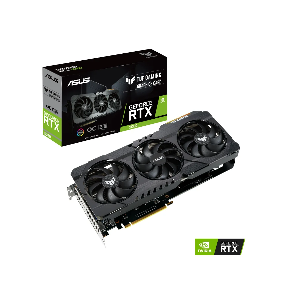 Kartë Grafike Asus Rtx 3060
Tuf Gaming Oc 12gb New