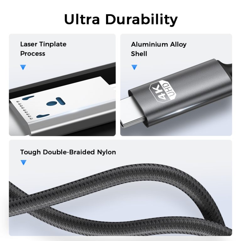 Begs USB C – HDTV, 4K Ultra HD Braided Cable New thumbnail 6