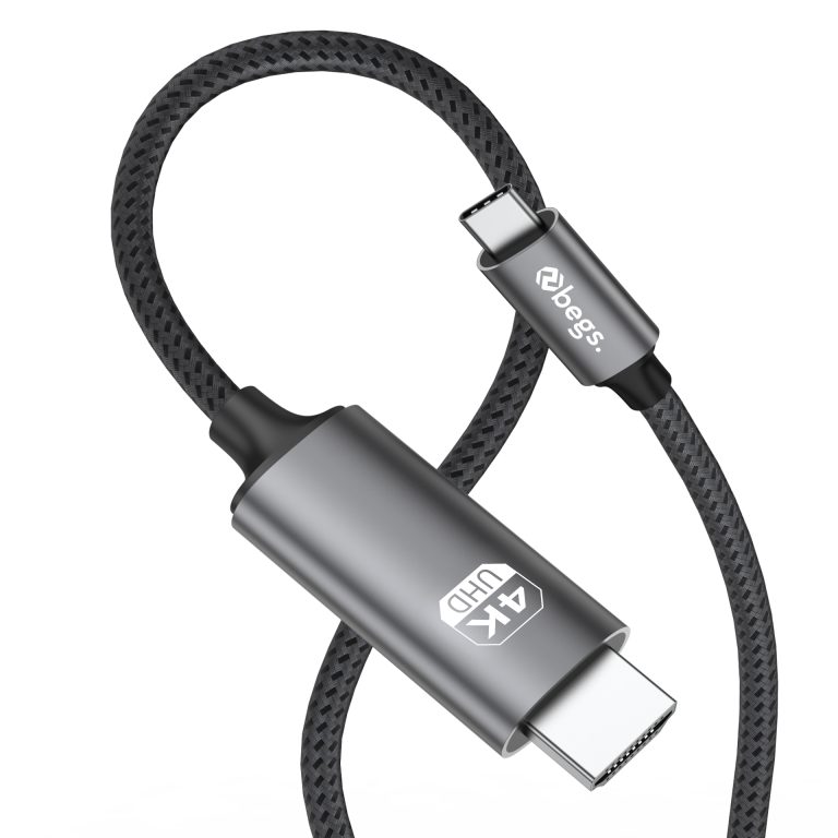 Begs USB C – HDTV, 4K Ultra HD Braided Cable New