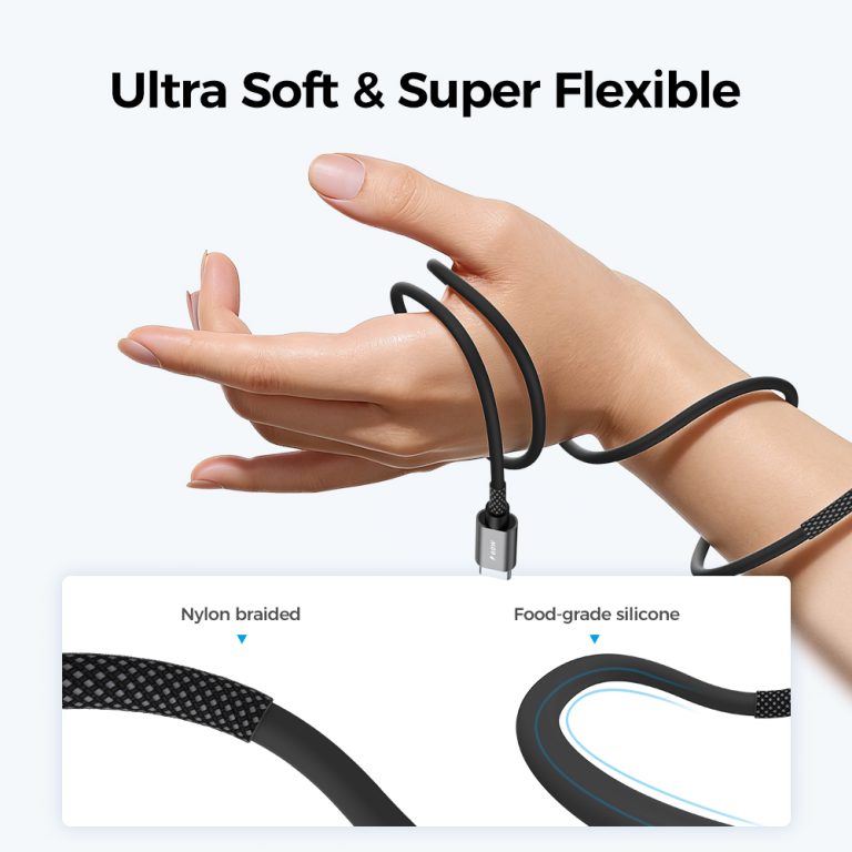 Begs USB C – USB C, Silicone Braided Cable New thumbnail 3