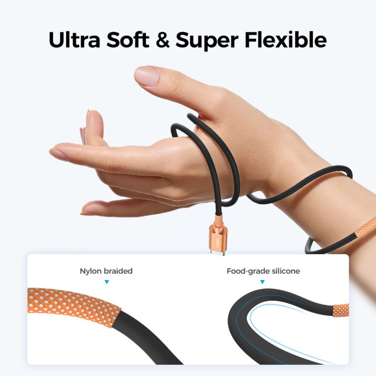 Begs USB C – USB C, Silicone Braided Cable New thumbnail 2