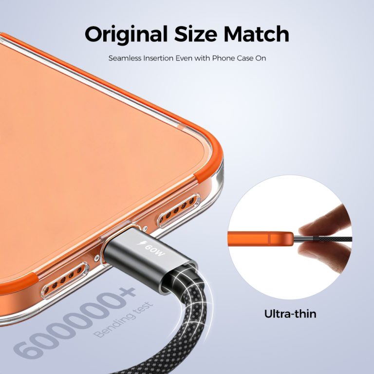 Begs USB C – USB C, Silicone Braided Cable New thumbnail 4