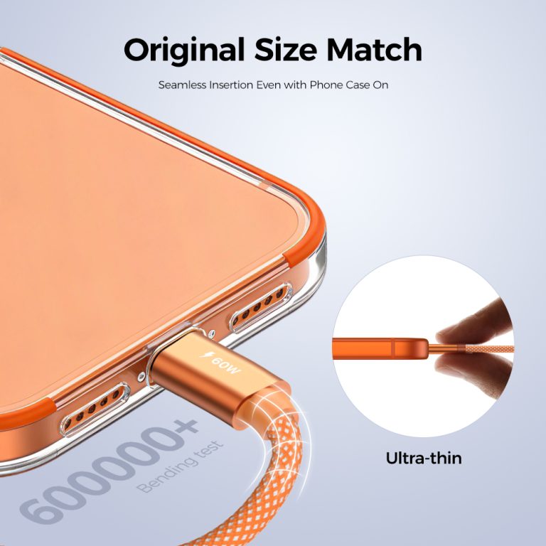 Begs USB C – USB C, Silicone Braided Cable New thumbnail 3
