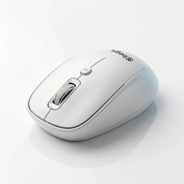 Mouse Wireless BEGS LKMOS13 White New