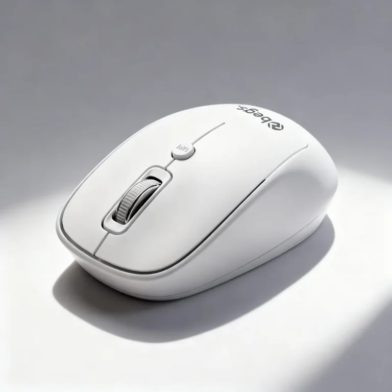 Mouse Wireless BEGS LKMOS13 White New thumbnail 2