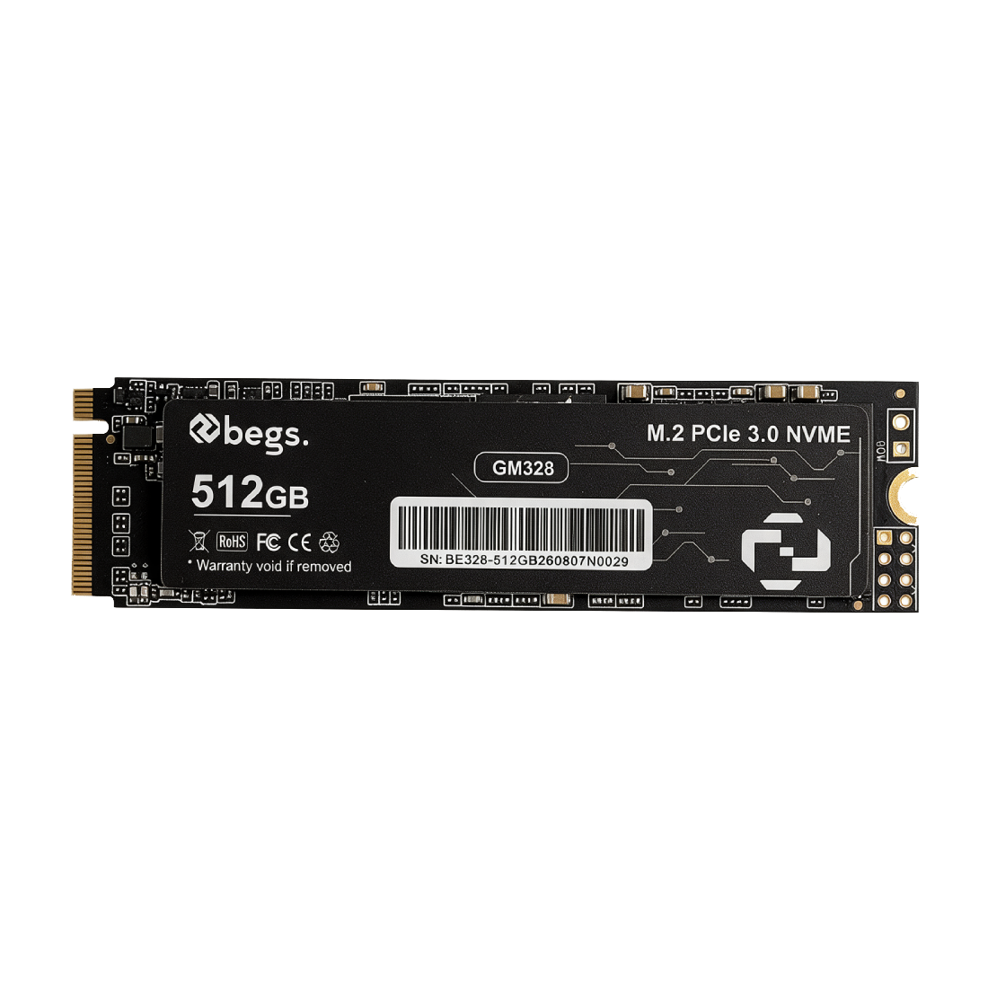 Begs M.2 PCIe 3.0 NVMe SSD 512GB